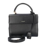 Pre-owned Leather shoulder-bags Yves Saint Laurent Vintage , Black , D...