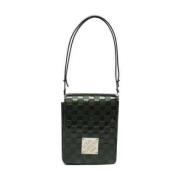 Pre-owned Fabric louis-vuitton-bags Louis Vuitton Vintage , Green , Da...