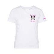 Emilie Mickey T-shirt Saint Barth , White , Dames
