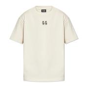 T-shirt met logo 44 Label Group , Beige , Heren