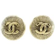 Pre-owned Metal chanel-jewelry Chanel Vintage , Yellow , Dames