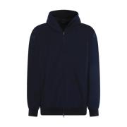 Zip-Up Hoodie voor heren Balenciaga , Blue , Heren