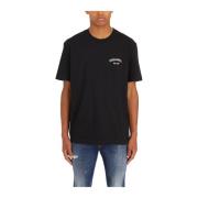 Katoenen Regular Fit T-Shirt Dsquared2 , Black , Heren