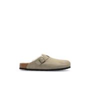 Boston Pantoffels Birkenstock , Beige , Heren