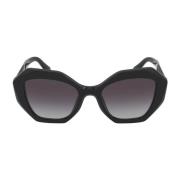 Zwarte Ss23 dameszonnebril Prada , Black , Dames