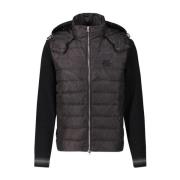 Gewatteerde capuchonvest Etro , Black , Heren