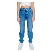 Mom Jeans Herfst/Winter Collectie Calvin Klein Jeans , Blue , Dames