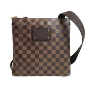 Pre-owned Fabric shoulder-bags Louis Vuitton Vintage , Brown , Dames