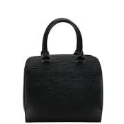 Pre-owned Leather louis-vuitton-bags Louis Vuitton Vintage , Black , D...