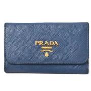 Pre-owned Fabric key-holders Prada Vintage , Blue , Dames