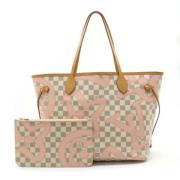 Pre-owned Fabric shoulder-bags Louis Vuitton Vintage , Beige , Dames