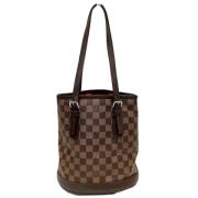 Pre-owned Fabric totes Louis Vuitton Vintage , Brown , Dames