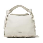 Zachte Nappa Crossbody Tas Calvin Klein , Beige , Dames