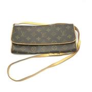 Pre-owned Fabric louis-vuitton-bags Louis Vuitton Vintage , Beige , Da...