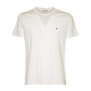 Witte T-Shirt Collectie Dondup , White , Heren