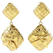 Pre-owned Metal chanel-jewelry Chanel Vintage , Yellow , Dames