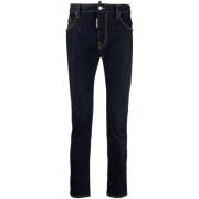 Skater Fit Jeans Dsquared2 , Blue , Heren