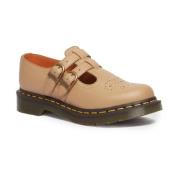 Mary Jane Leren Schoenen Lente/Zomer Collectie Dr. Martens , Beige , D...