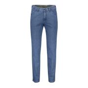 Slim Fit Blauwe Denim Jeans Meyer , Blue , Heren