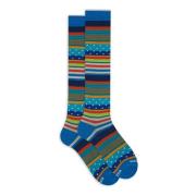 Italiaanse katoenen lange sokken strepen stippen Gallo , Multicolor , ...