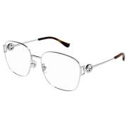 Zilveren Brillenmontuur Gucci , Gray , Unisex