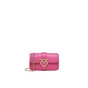 Love Birds Leren Tas Roze Pinko , Pink , Dames