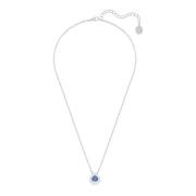 Trilliant Blauwe Kristal Ketting Swarovski , Gray , Dames