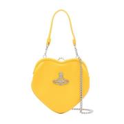 Gele Hartmotief Schoudertas Vivienne Westwood , Yellow , Dames