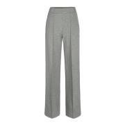 Chique Scuba Broek met Wijde Pijpen Riani , Gray , Dames