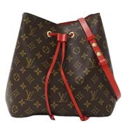 Pre-owned Fabric louis-vuitton-bags Louis Vuitton Vintage , Brown , Da...