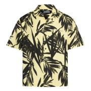 Palmboomprint Overhemd Jacquemus , Multicolor , Heren