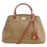 Pre-owned Plastic totes Coach Pre-owned , Beige , Dames