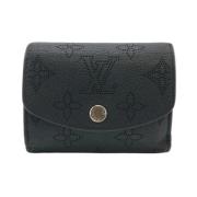 Pre-owned Leather wallets Louis Vuitton Vintage , Black , Dames