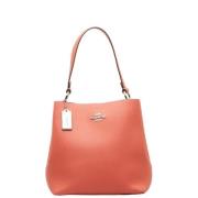 Pre-owned Leather shoulder-bags Coach Pre-owned , Pink , Dames