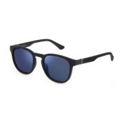 Beyond Lite 1 Zonnebril Blauw Gespiegeld Police , Black , Unisex