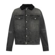 Denim jas Balmain , Gray , Heren