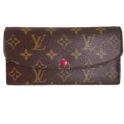 Pre-owned Canvas wallets Louis Vuitton Vintage , Brown , Dames