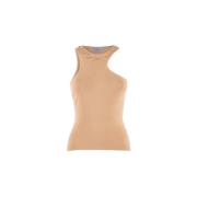 Natuurlijke Asymmetrische Trui Nenette , Beige , Dames