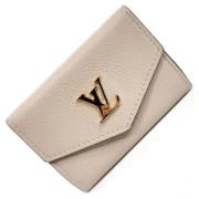 Pre-owned Leather wallets Louis Vuitton Vintage , Beige , Dames