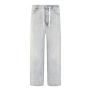 Oversized Baggy Pants Balenciaga , Blue , Heren