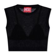 Top `M-Arostica` Diesel , Black , Dames