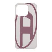 iPhone 15 Pro Hoesje Diesel , Pink , Unisex