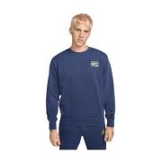 Club Sweater Heren Donkerblauw Nike , Blue , Heren