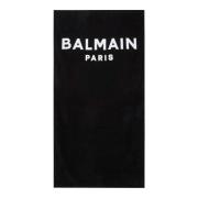 Paris strandhanddoek Balmain , Black , Heren