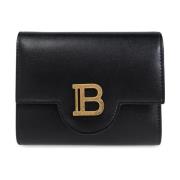 Portemonnee met logo Balmain , Black , Dames