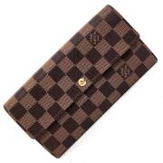 Pre-owned Canvas wallets Louis Vuitton Vintage , Brown , Dames