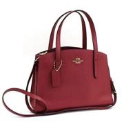 Pre-owned Leather shoulder-bags Coach Pre-owned , Pink , Dames