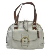 Pre-owned Fabric totes Coach Pre-owned , White , Dames