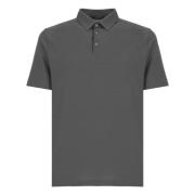 Grijze IceCotton Polo Shirt voor Mannen Zanone , Gray , Heren
