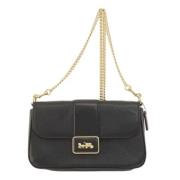 Pre-owned Leather shoulder-bags Coach Pre-owned , Black , Dames